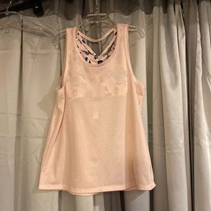 3/$15 Ideology tank with attached sports bra